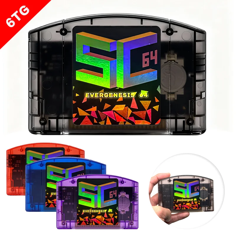 SC64 Open Source FlashCard N64 5000 in 1 Spielkassette für