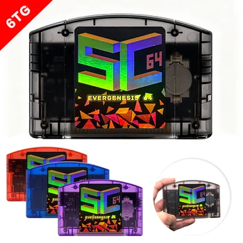 SC64 Open Source FlashCard N64 5000 in 1 Spielkassette für Nintendo 64 Videospielkonsolen-Kompatibilität