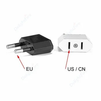 EU-Adapter Reisesteckeradapter Amerikanischer CN US zu EU-Stecker Euro-Stromstecker Elektrischer Adapter