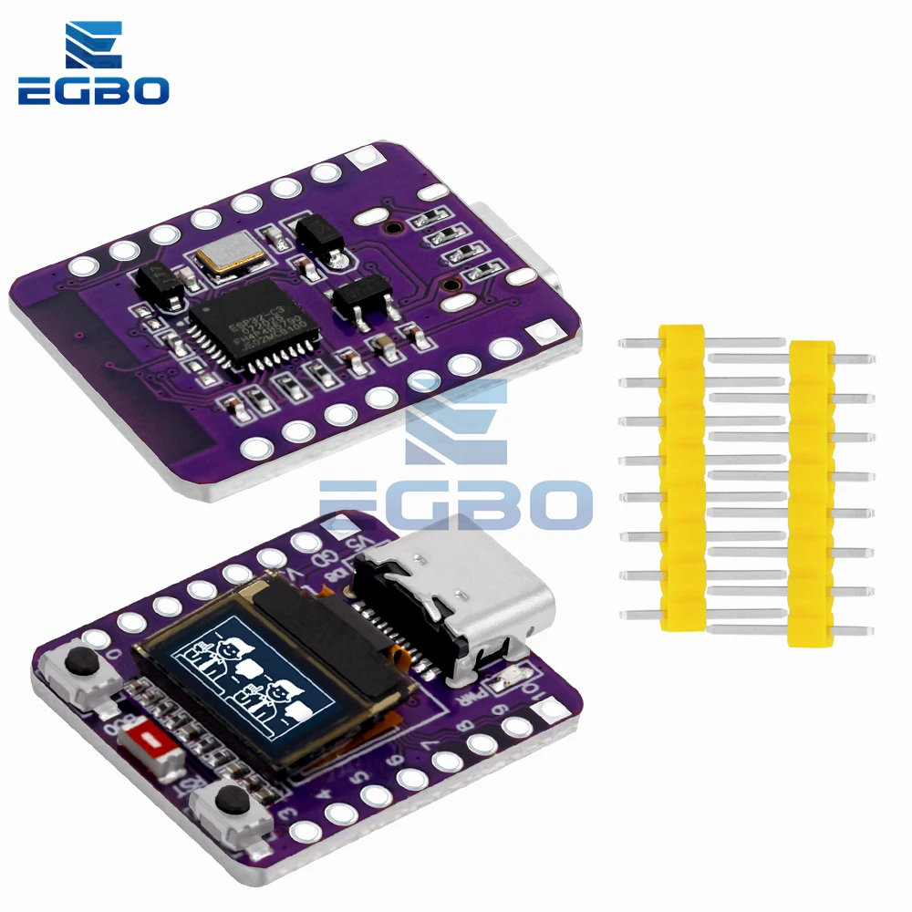 1 ~ 4PCS MINI ESP32-C3 Entwicklungsboard 2,4G Wifi 4 BT Modul – Bild 3