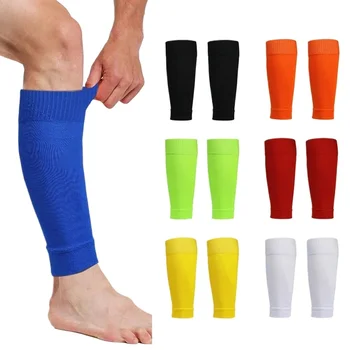 1 paar Fußball Socken Fußball Zubehör Bein Brace Ärmeln Atmungsaktive Sport Socke Erwachsene Kinder
