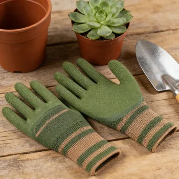 1/2 Paar Gartenhandschuhe, stichfest, verschleißfest, Unisex-Gartenhandschuhe, sicher für Kaktus, Rose