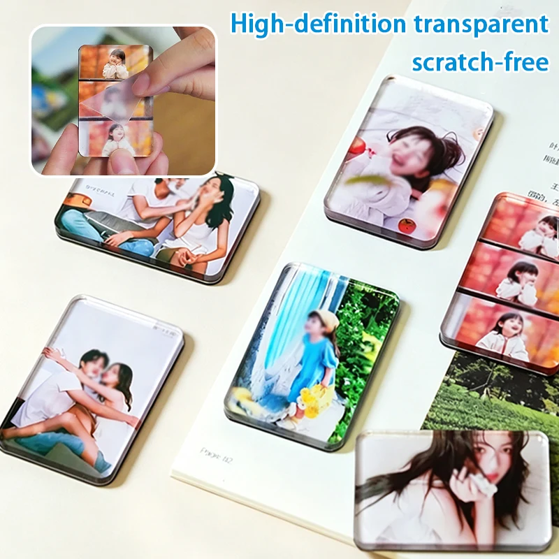 Handgefertigte Individuelle Foto-Kühlschrankmagnete Set 5x3cm – Bild 3