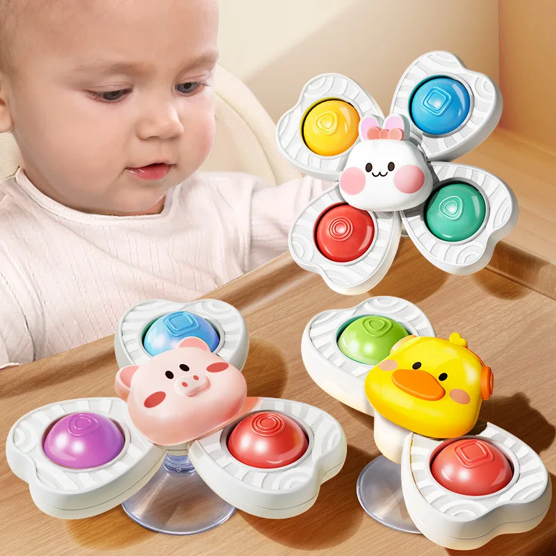 Baby Sucker Spinning Spielzeug Kinder Bad Montessori Bildung – Bild 2