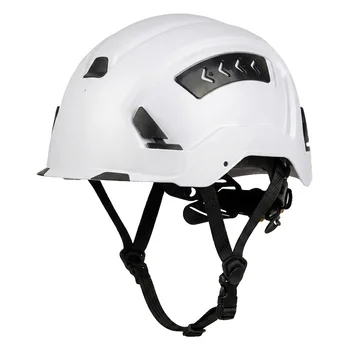 CE ANSI Schutzhelm ABS Schutzhelm mit Schiebevisier Atmungsaktive Baustellen-Arbeitskappe für Ingenieure
