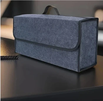 Auto Stamm weiche Organizer Filz Lagerung Box Zubehör Große Anti Slip Fach Boot Lagerung Organizer Werkzeug