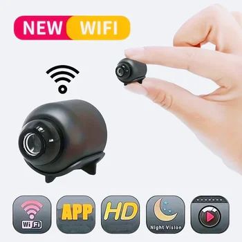 1080P HD Mini WiFi Kamera Indoor Sicherheit Überwachung Baby Monitor Nachtsicht Camcorder IP Cam Audio Video