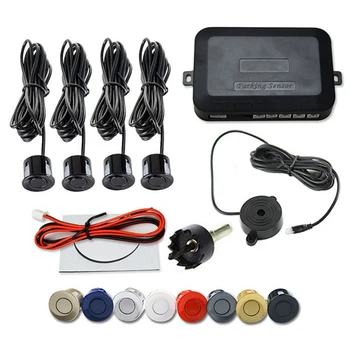 Risingon 12V 22mm Auto Parkplatz Sensor Kit Universal 4 Sensoren Summer Rückunterstützungsradar-ton alarm