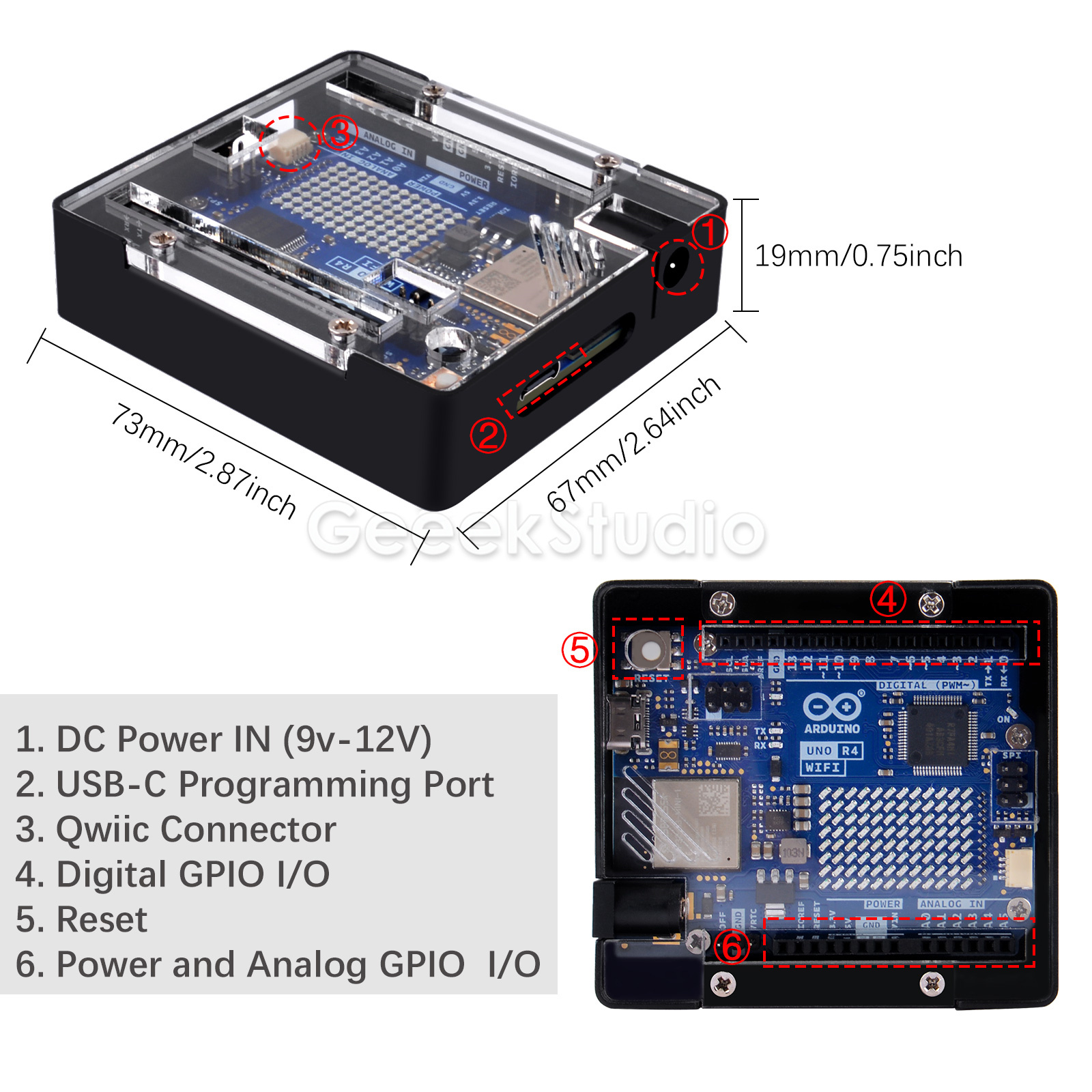Student Starter Kit mit Arduino Uno R4 Wifi Metall gehäuse – Bild 4