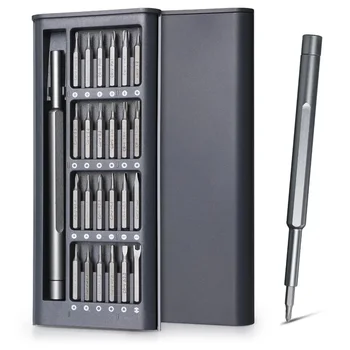 Präzisions-Schraubendreher-Set 25-in-1 Schraubendreher Sechskant-Flachkopf Magnetischer Schraubendreherkopf