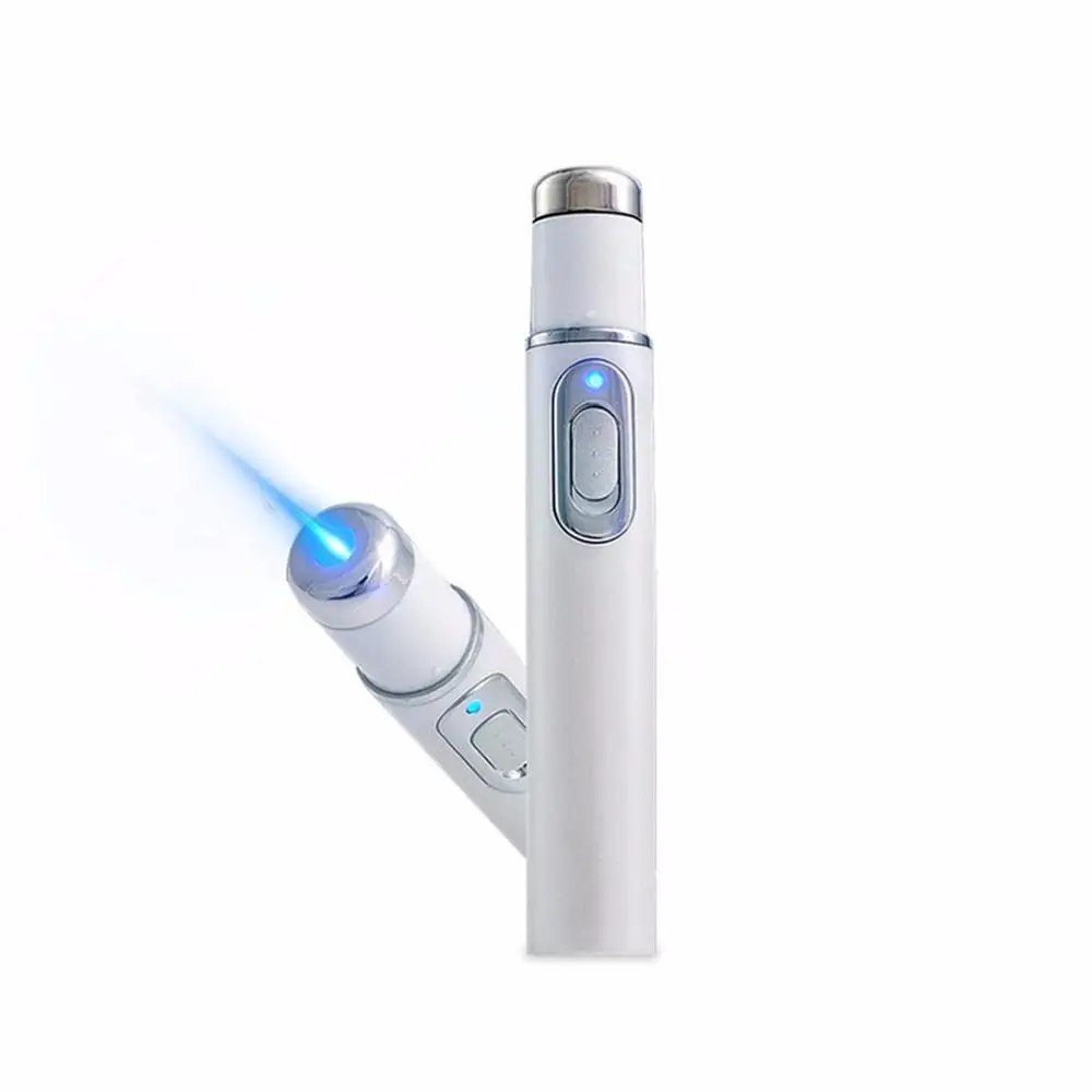 Blau Licht Therapie Akne Laser Stift LED Gesicht Licht