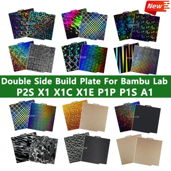 Bambulab Bauplatte PEI Federstahlblech A1 X1 X1C P1P P1S P2S 257x257 Bauplatte 3D-Drucker Bambus-Laborplatte