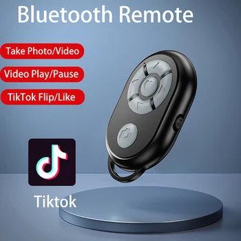 Bluetooth-Fernbedienung für iPhone Xiaomi Android iOS-Telefone Selfie Stick Wireless Shutter Tragbarer