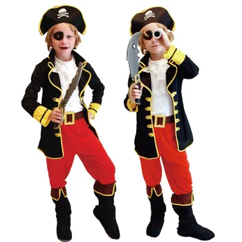 Halloween Kinder Piratenkostüme für Jungen Kinder Piratenkostüm Fantasia Infantil Cosplay Kleidung