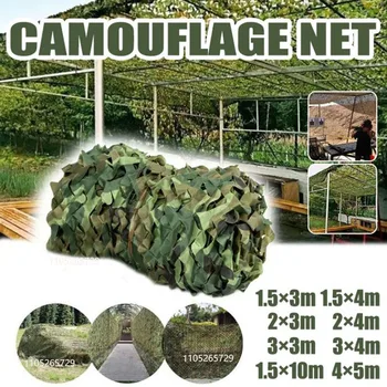 Militärisches Tarnnetz, Pavillon-Tarnnetz, Schattennetz, Gartendekornetz, grünes Dschungelnetz, weißes