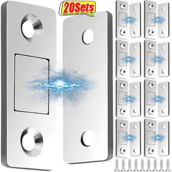 Mit magnetischen Türschnäpper, ultradünn, für Schrank, Türen, geschlossenen Magneten, Blatt, selbstklebend