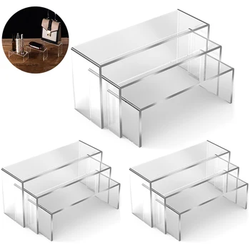 Acryl Display-ständer Blind Box Lagerung Regal U Form Leichte Cupcake Halter Dessert Display schmuck Display