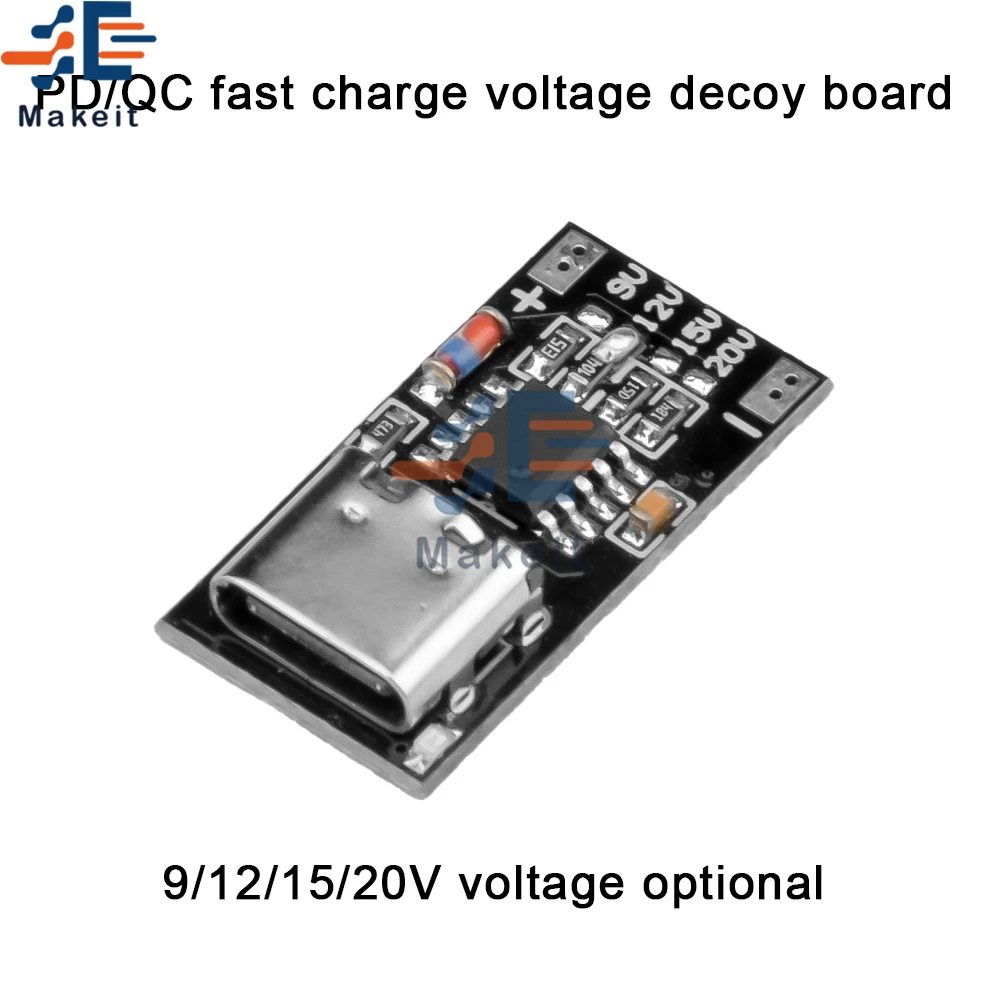 USB-C PD Trigger Board Modul PD/QC Decoy Board Schnellladung – Bild 5