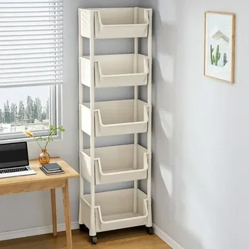 Vielseitiger rollender Aufbewahrungswagen mit Rädern, perfektes Badezimmer, Küche, Büro, ideal, Lebensmittel