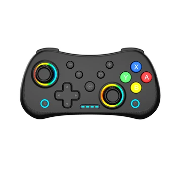 Multifunktionaler Kabelloser MINI-Gamepad für Switch mit RGB-Beleuchtung und Hall-Sensor, Unterstützt