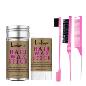 LOCKMIO Damen-Haarwachsstift für Perücken, Anti-Frizz-Flyaways-Kontrolle, Stylingwachs, langlebig, glattes
