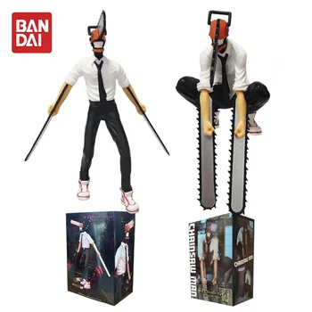 Anime Kettensäge Mann Figur 2 stücke Set Denji Action Figural 14-17 cm Auto Dekoration Puppe PVC Modell