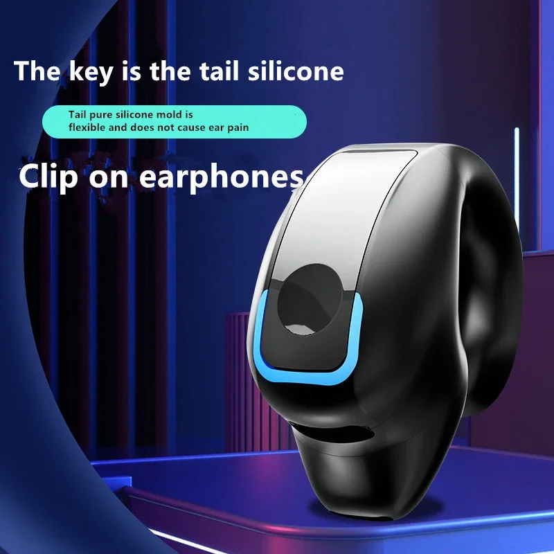 Kabelloser Bluetooth-Kopfhörer mit Ohrclip – Bild 2