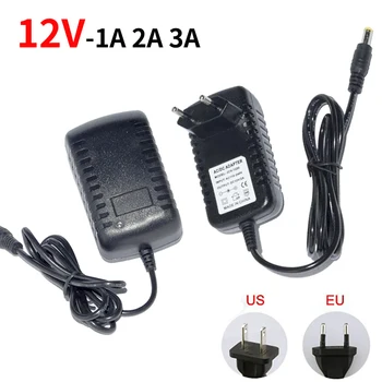 12 Volt Netzteil Transformator AC 110 V 220 V zu DC 12 V EU UNS Netzteil Quelle Ladegerät Konverter DC12V 1A