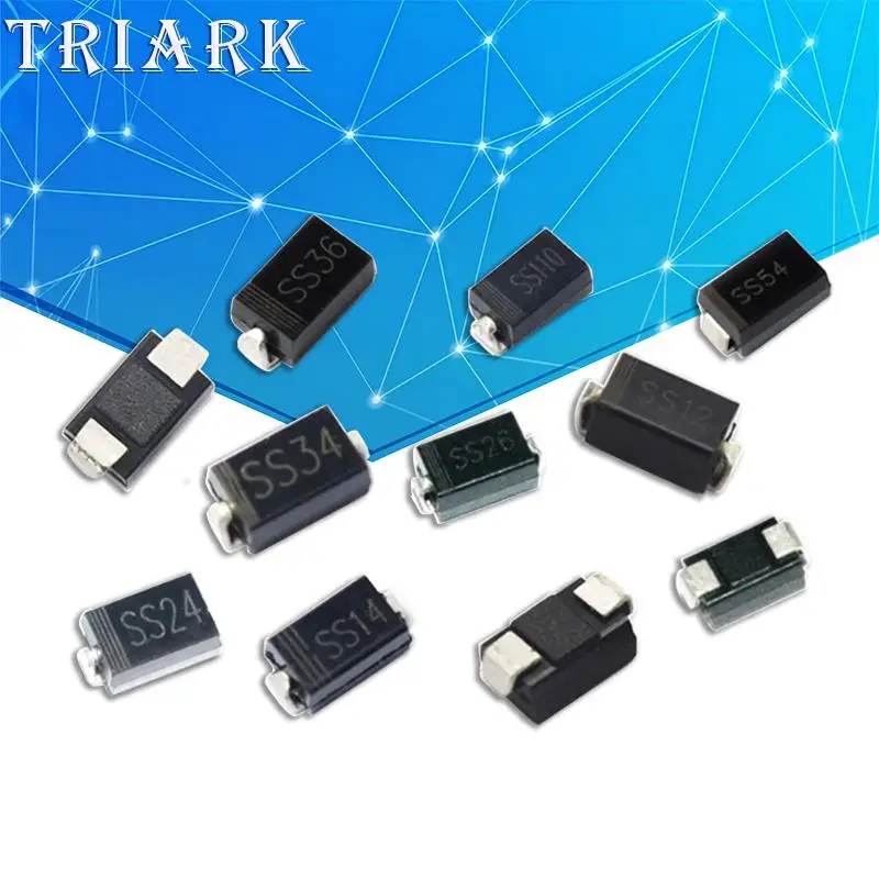 100PCS Schottky Diode M1 M4 M7 SS12 SS14 SS16 SS24 SS34 SS36 – Bild 3