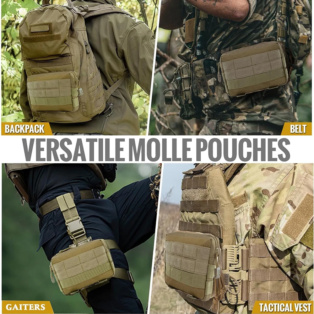 EDC Molle Taktische Tasche Hüfttasche Kompakte Utility-Beutel – Bild 6