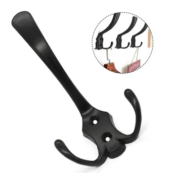 Haken Rack Mantel Haken Zink-legierung Dreieckigen Haken Rack Wand Robe Kleidung Rack Hut Wand Aufhänger