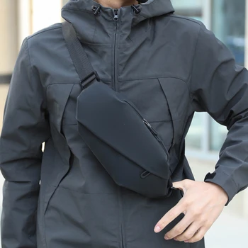 Männer Minimalistische Outdoor-Sport Laufen Jogging Taille Tasche Mann Wasserdichte Fanny Pack Stilvolle Cross