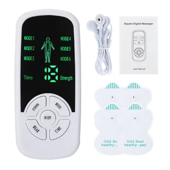 EMS Pulse Elektrischer Muskelstimulator Nacken-Körpermassagegerät Tens Akupunktur Meridian Physiotherapie