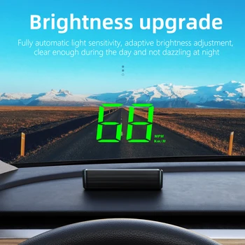 HD Auto Head-up Display M2 GPS Tachometer KM/H Digital HUD Windschutzscheibe Projektor Universal Auto