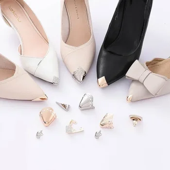 Frauen High Heel Metall Kappe Tragen und Reißen Concealer Anti-kicking Leder Schuhe Punkt Schutz Flache Schuh