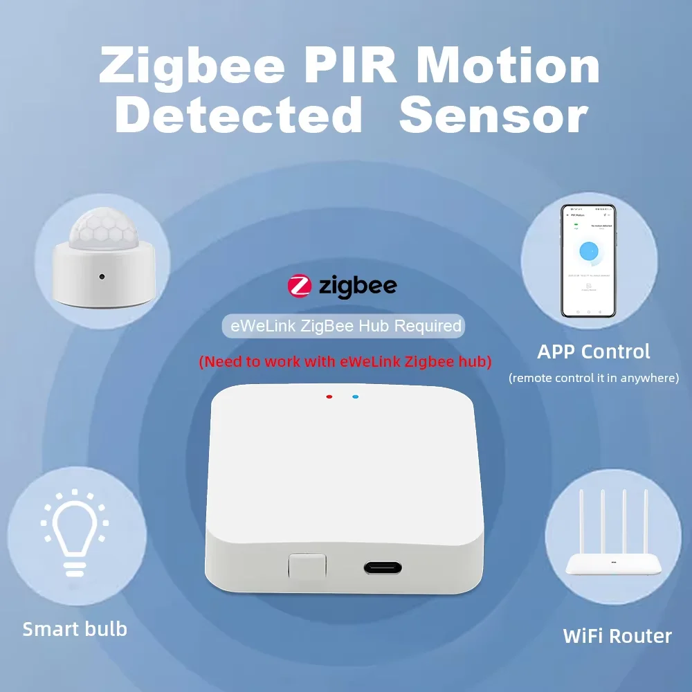 EWelink Zigbee Mit/Kein Ständer Pir Motion Sensor Bewegung – Bild 2