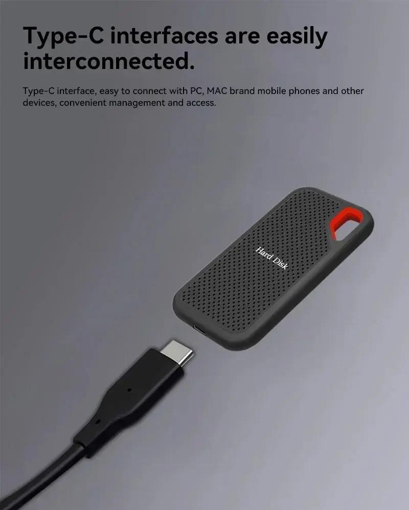 2TB/4TB Original Externe SSD Schnelle Datenübertragung – Bild 3