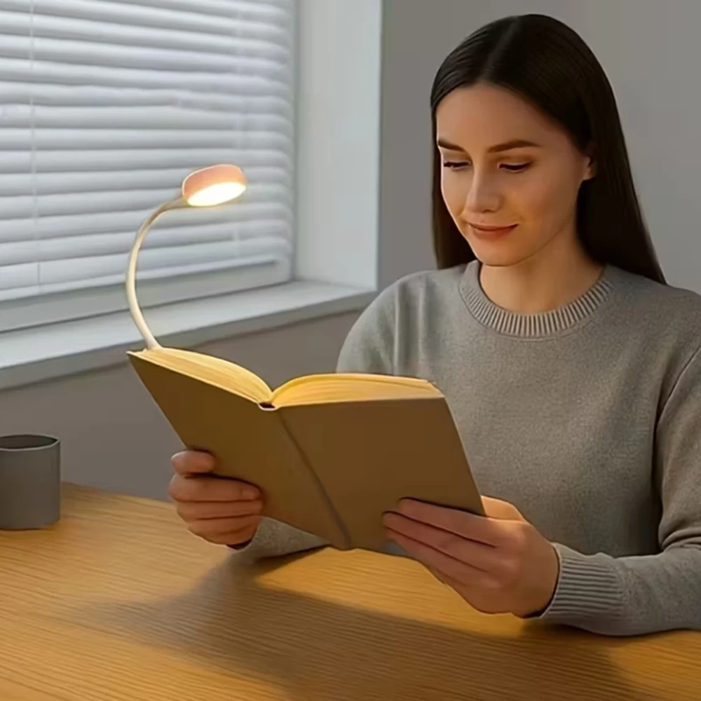 Runtowo LED-Leseleuchte zum Aufstecken, tragbare Leselampe – Bild 3