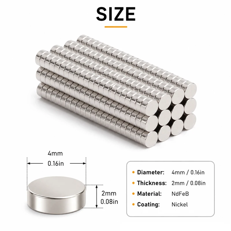 3D-Druck Werkzeugset 4x2mm 3D-Druck Magnete N35 NdFeB – Bild 6