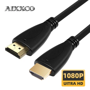 AIXXCO 0,5 M 1,5 M 1M 2M 3M 5M 10M 15M Gold Überzogene HDMI-kompatibel Kabel 1,4 1080p 3D video kabel für HDTV