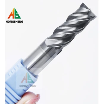 HRC70 1 2 3 4 6 7 8 9 10 12 14 20 Fräswerkzeuge Legierungsstahl Fräser CNC-Maschine Schaftfräser