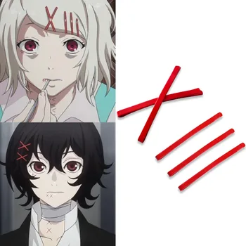 Lose Tokyo Ghoul Juuzou Suzuya Kagerou Projekt Tateyama Ayano Rote Haarnadel Täglichen Zubehör (5 Stück)