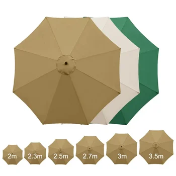 Austauschbares Sonnenschirm-Top-Tuch für Garten, Terrasse, Baldachin, Sonnenschirm-Abdeckung, Schatten