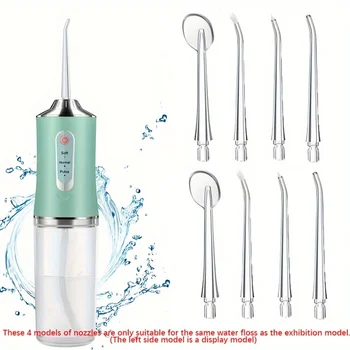 Set Ersatzspitzen für Wasserflosser, Standard- und kieferorthopädische Düsen, parfümfreies (8 Stück)