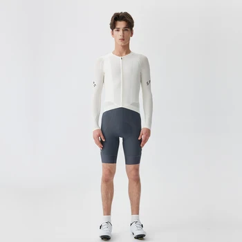 SPEXCEL EON Frühling Sommer Leichte Langarm-Radtrikots Aero-Fit Schnelltrocknend und Atmungsaktives Gewebe
