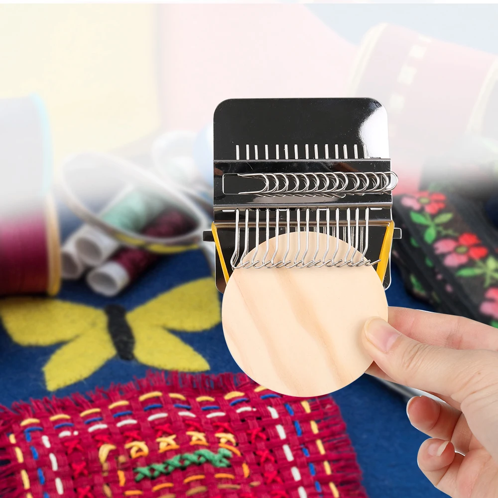 Strickwerkzeuge Kleiner Webrahmen Handwebmaschine – Bild 5