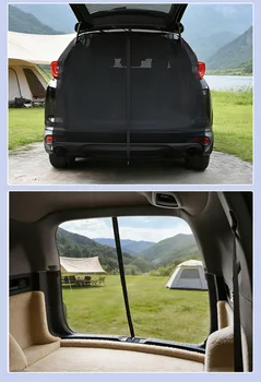 Magnetisches Kofferraum-Moskitonetz SUV Heckklappe Belüftungsgitter Insektenschutz Campingausrüstung