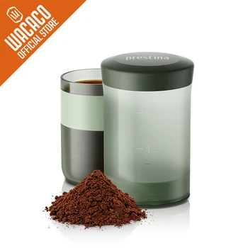 WACACO Prestina, All-in-1 Tragbare French Press Kaffeemaschine, Faltbarer Manueller Brüher für Camping
