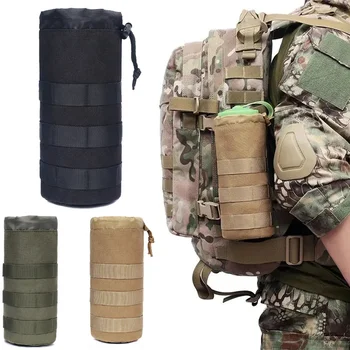 Taktische Molle Wasserflasche Tasche Beutel Halter Outdoor Reisen Camping Wandern Radfahren Angeln Jagd