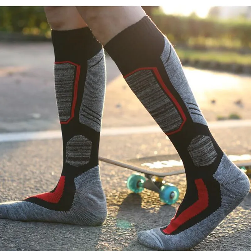 Winter Thermische Erwachsene Ski Baumwolle Socken Männer – Bild 5